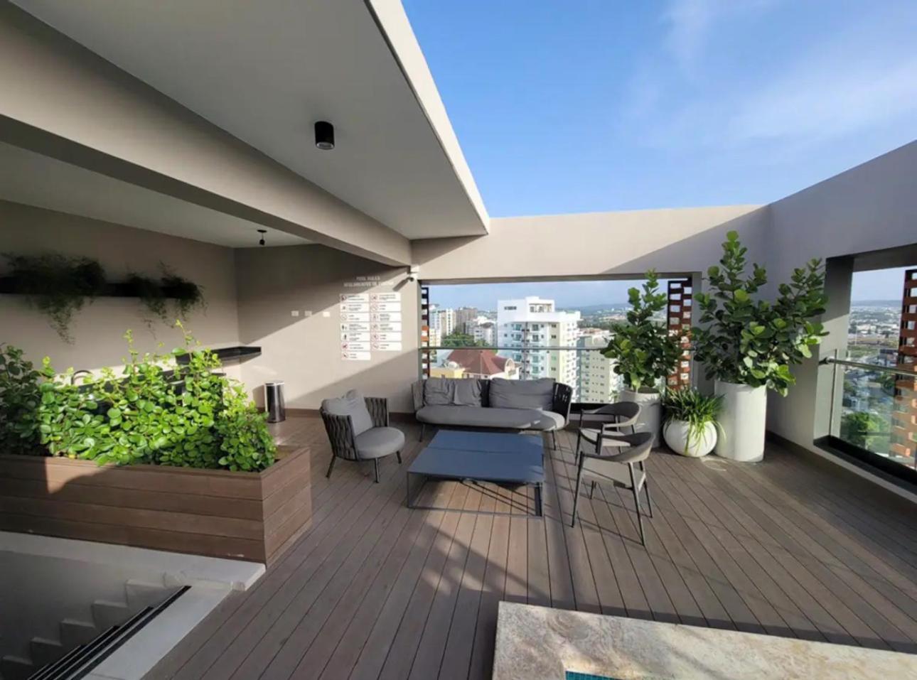 Modern Luxury Condo With Rooftop Pool & Gym Santiago De Los Caballeros Exterior foto